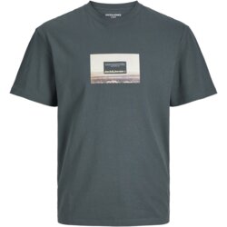 Jack & Jones Muška majica 12265418, Tamnosiva Cene