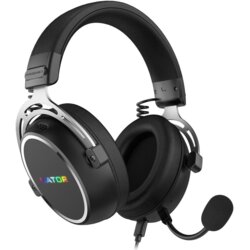 Hator Hypergang 3 USB Slušalke Žične in brezžične Obruč za glavo Igranje USB Type-C / USB Type-A Bluetooth Črna Cene