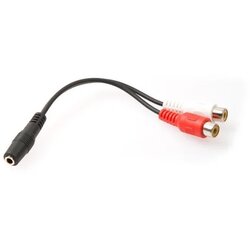 SLINK SL-358 15cm 3.5F to 2 RCA F stereo kabel Cene
