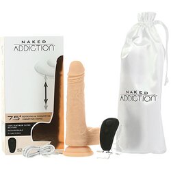 Naked Addiction rotirajući i potisni dildo s daljinskim upravljačem Cene