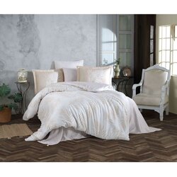 Infinity creambeige tencel satin double quilt cover set Cene