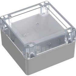 TRU COMPONENTS 6U07121208437 TC-13865116 industrijsko kućište 119.9 x 119.9 x 75 ABS, polikarbonat svijetlosiva, prozirn Cene