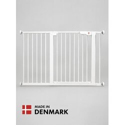BabyDan Premier sigurnosna ogradica sa 7 produžetka 119,3–125,6 cm – bez bušenja, bela ( 20029 ) Cene