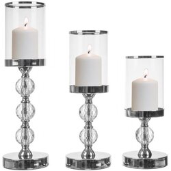 Ruhhy glamour svijećnjaci na nozi, set 3 kom Cijene