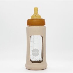 Hevea flašica sa širokim otvorom i zaštitnim rukavom boja peska 1 kom, 250ml/8.5oz Cene