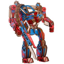 CarolijaShop 3d drvena slagalica - Robot Cene