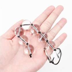 LATETOBED BDSM Line Glass Anal Beads S Cene