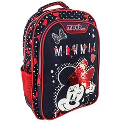Must Šolska torba, nahrbtnik temno modro-rdeče barve Must: Mini miška 32x18x43cm Cene