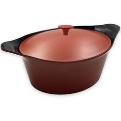 Cookut Kozica s pokrovom Incredible Cocotte 33cm / opečnata / ovalna / aluminij, (5000198654) Cene
