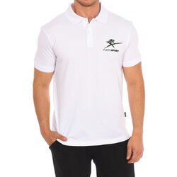 Philipp Plein Sport Polo majice kratki rokavi PIPS506-01 Bela Cene