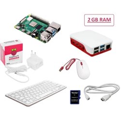 Raspberry Pi® 4 B Desktop Kit 2 GB 4 x 1.5 GHz uklj. tipkovnica, uklj. miš, Uklj. Noobs OS, Uklj. napajanje, uklj. kućište, Cene