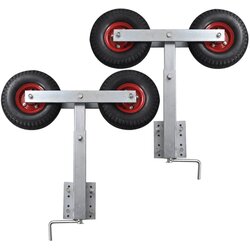 vidaXL Nosači za brod s kotačima, set od 2 komada, 59 - 84 cm Cijene