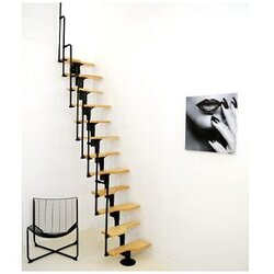 Stepenice TWISTER max 294cm CRNA BUKVA Cene