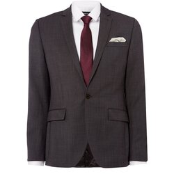 Kenneth Cole Bleekman Slim Fit Pindot odijelo jakna braon Cene