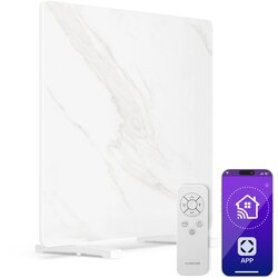 Klarstein marmoheat infracrvena ploča | 420 w | 10 m² | mramorni dizajn | 70 cm x 63 cm Cijene