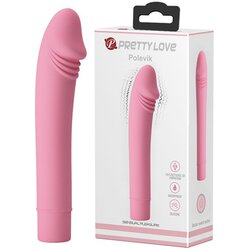 Pretylove realistični silikonski vibrator polevik pink Cene