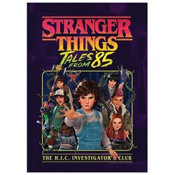 Stranger Things art print Tales From 85, A3 Cene