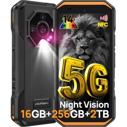 Ulefone Armor X32 Pro 5G 16/256GB Dimensity 6300, oranžna pametni robustni telefon Android 14, 5.65”, (5000008844) Cene
