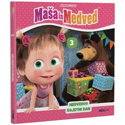 Maša in medved knjiga Medvedov rojstni dan 3 Cene