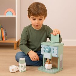 ECO TOYS Ecotoys Drveni aparat za kavu Barista, 8 dijelova Cene