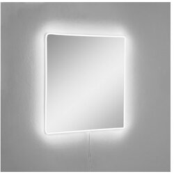 Hanah home ogledalo sa led osvetljenjem square 30x30 cm white Cene