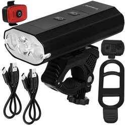 Trizand LED svjetlo za bicikl od 1300lm + stražnje svjetlo Cijene
