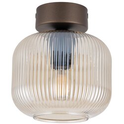 Plafonska svetiljka SALVIA 1xE14/10W/230V prečnik 15 cm braon/dimljeno braon Cene