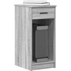 TOWER stalak za računalo s ladicom boja sivog hrasta 35x45x77cm Cene