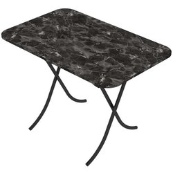 alesta AL10030CM STO VIŠENAMENSKI SKLOPIVI TEKSTURA CRNI MERMER 70X100CM Cene
