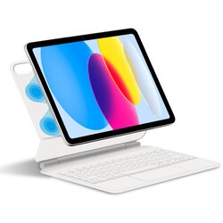 INF Zaščitna torbica za iPad s tipkovnico Bluetooth White iPad 10 10.9, (21553499) Cene