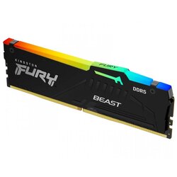 Kingston 16GB 5200MT/s DDR5 CL40 FURY Beast RGB memorija | KF552C40BBA/16 Cene
