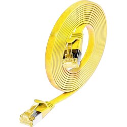 Wirewin 9120042366924 RJ45 omrežni kabel\, Patch kabel CAT 6a U/FTP 1.00 m rumena 1 kos, (20419662) Cene