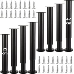 SHUESS 8x nastavljiva kovinska pohištvena noga 25–42cm Cene