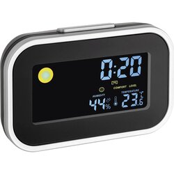 TFA Dostmann 60.2015 kvarčni budilica crna, srebrna Vrijeme alarma 1 Cene