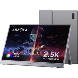 Arzopa LCD zaslon Energetska učinkovitost 2021: E (A - G) 40.9 cm (16.1 palac) 2560 x 1440 piksel 16:9 25 ms HDMI™, USB- Cene