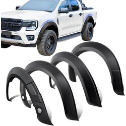 SUERAUTO4X4 Fender Flares za Ford Ranger, mat črna, enostavna namestitev, z odprtino za senzor, (5000156890) Cene