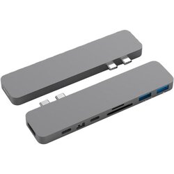 HYPER Drive, 7 u 1 USB-C HUB za Macbook, PC i USB-C uređaje, space grey Cene