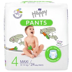 Bella Baby Happy Baby Happy Pants Size 4 Maxi hlačne plenice za enkratno uporabo 8-14 kg 24 kos Cene