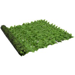 vidaXL Balkonsko platno z zelenim listjem 200x150 cm Cene