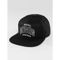 DNGRS Dangerous / Snapback Cap Original ID in black Cene