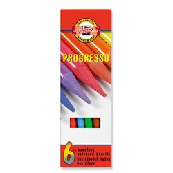 Koh i Noor Set pastelnih olovki u lakiranom omotu PROGRESSO / 6-djelni (pastelne) Cene
