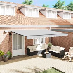 vidaXL Nadstrešnica s Ručna Antracit 4 × 3 m Metal Cijene