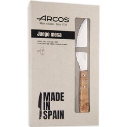 Arcos FOREST nož za zrezke z lahkim lesenim ročajem, dolžina 110/220 mm - set 6 kosov., (21563569) Cene