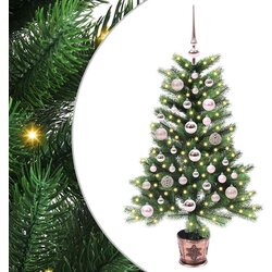 vidaXL Božićno drvce s 150 LED svjetlima s stalakom Zelena 90 cm PE Cijene