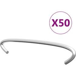 vidaXL Kavlji za gabion 50 kosov pocinkano jeklo 10 cm, (21832079) Cene