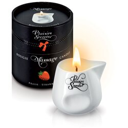 Plaisirs Secrets Massage Candle Strawberry 80ml Cene
