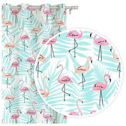 Edoti zavesa za kupatilo in flamingos 140x250 A500 Cene