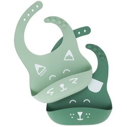 Babymoov Set portikli za bebe Bib'isy, 2 komada, Zeleni Cene