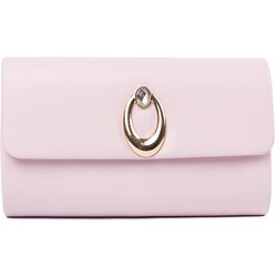 Shelvt Pink clutch bag with silver elements Cijene