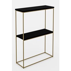 ADRK Konzolni stol Velo s ianom bazom - ZLATNA-CRNA Cijene